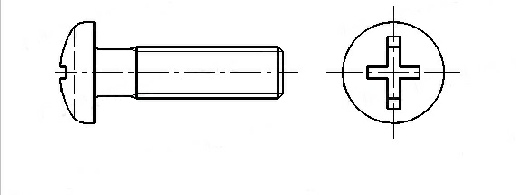 Cheese Head Machine Screw