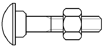 Cup Square Bolts